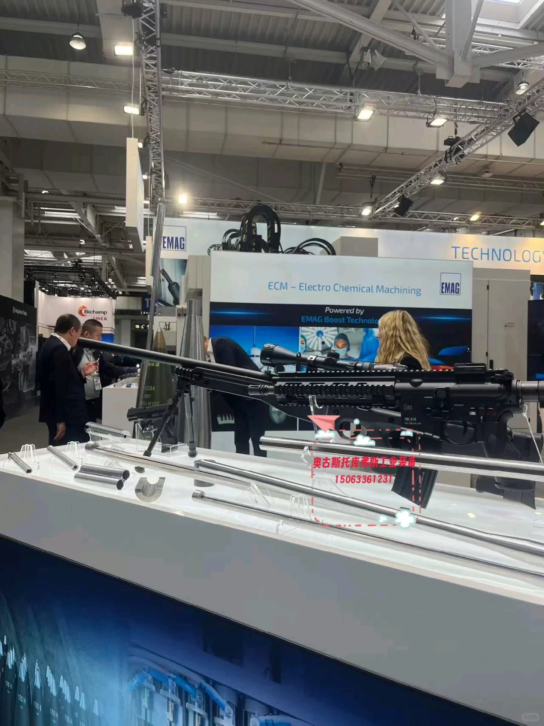 这才是真的枪！汉诺威机床展