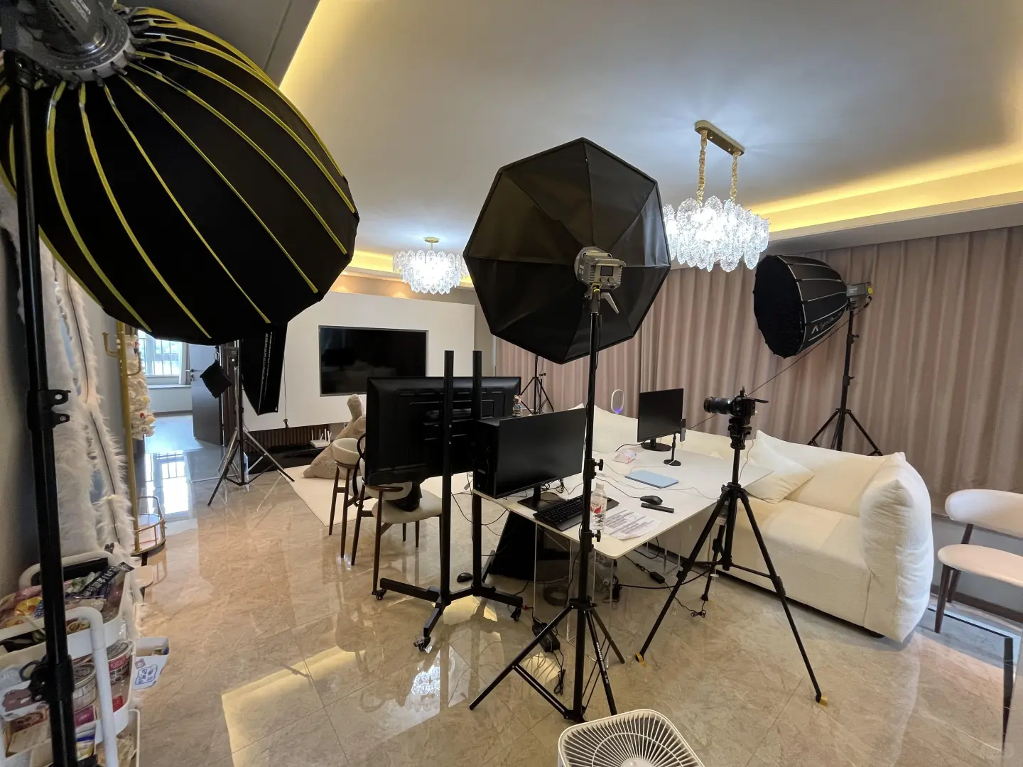 在郑州本地租套直播设备800包安装调试