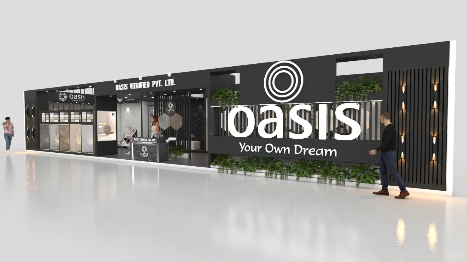 展会展台设计搭建 | 国际石材及瓷砖展览会