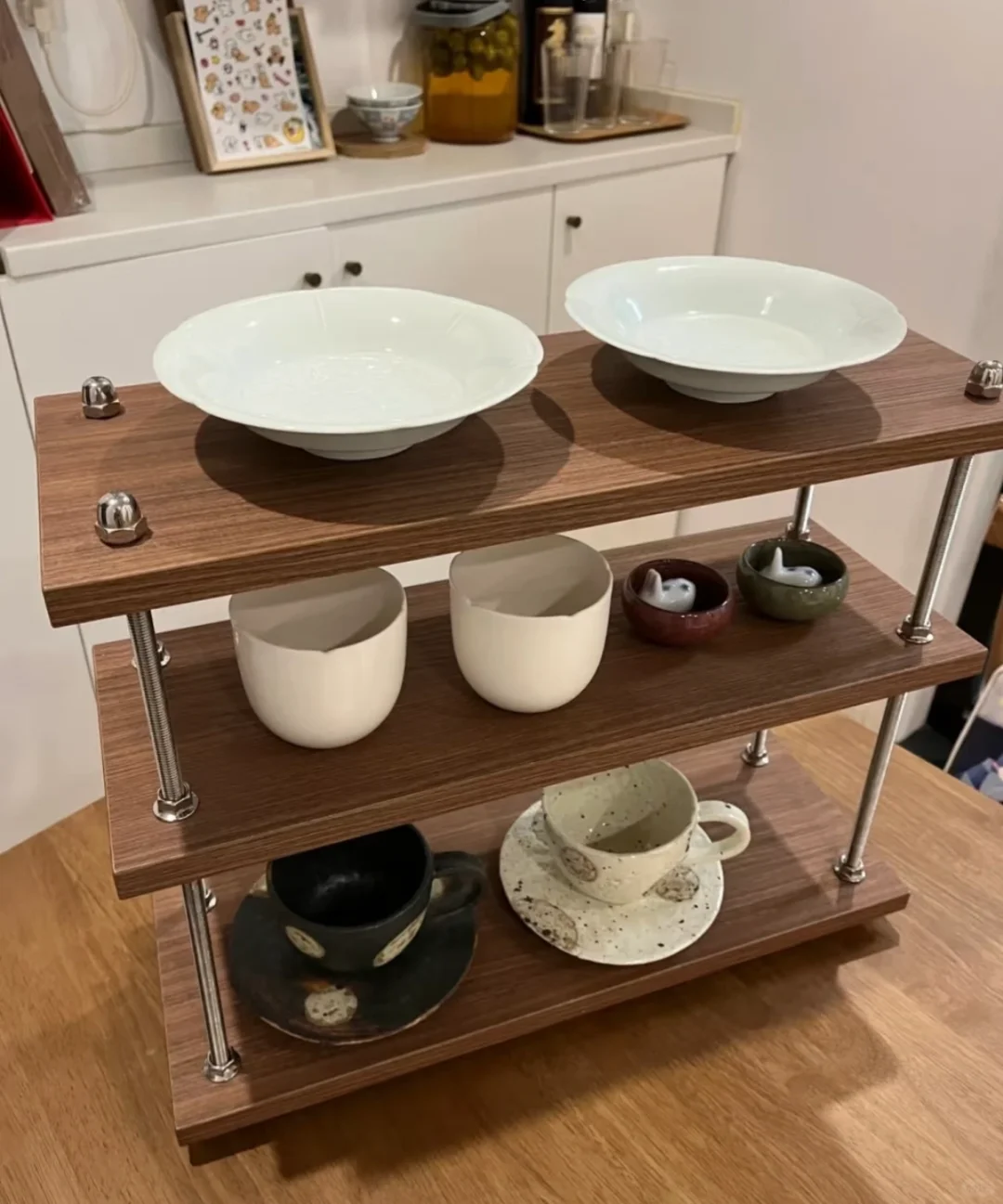 想把剩余木料利用一下师傅跑了