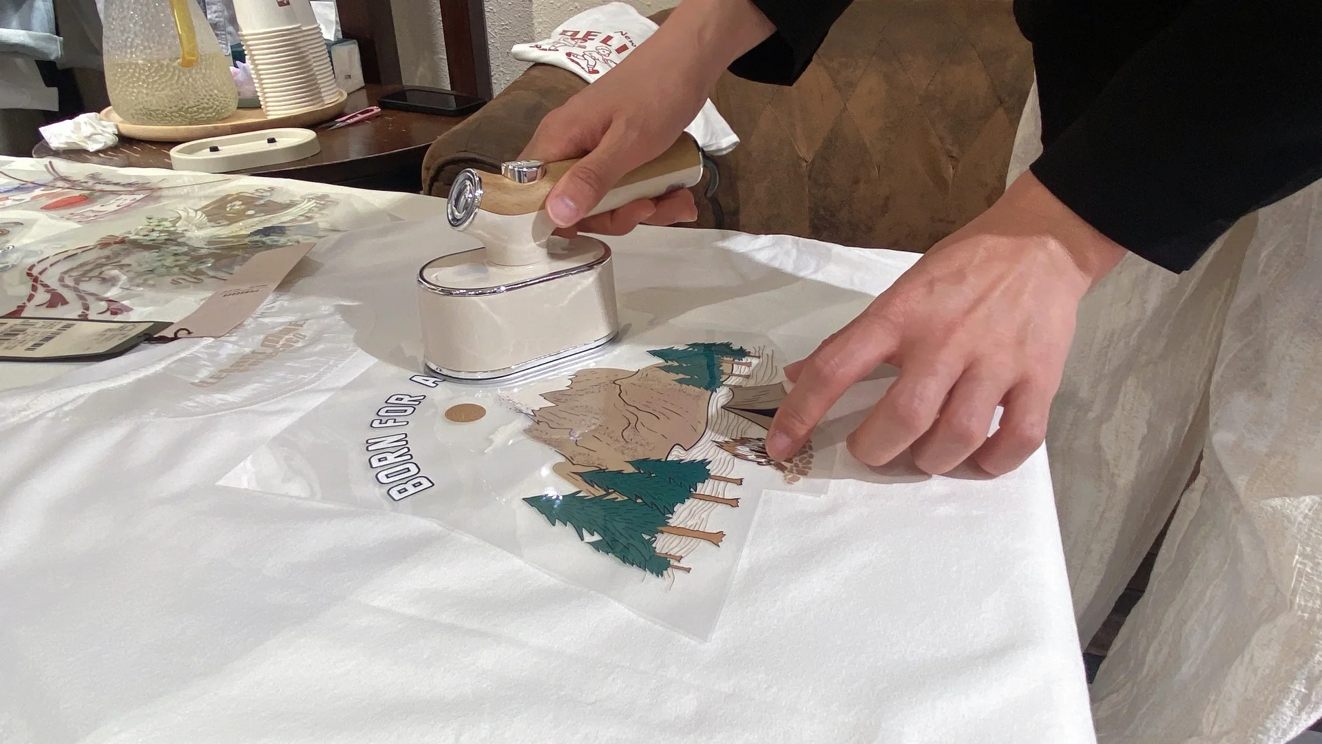 手工烫印 热转印DIY｜T恤包包大变身