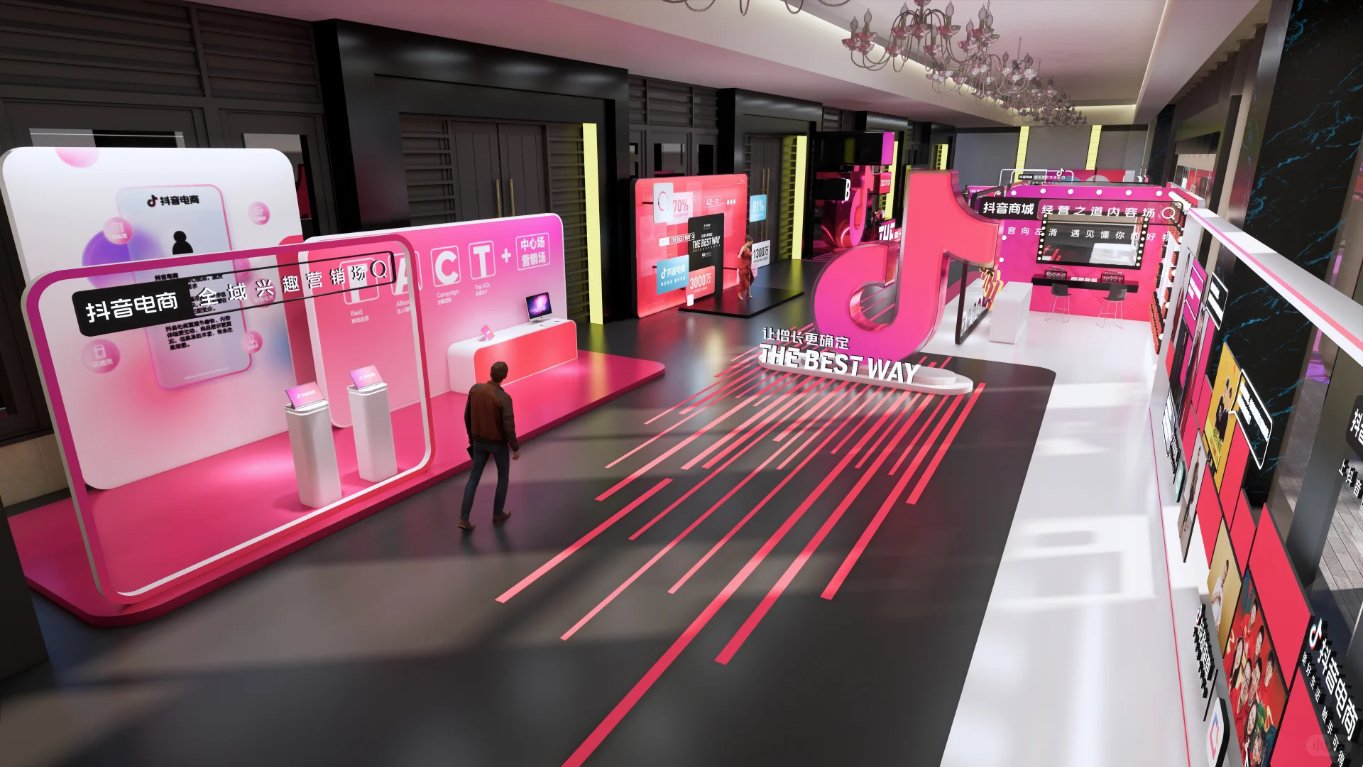 大神系列丨抖音TikTok电商大会展区