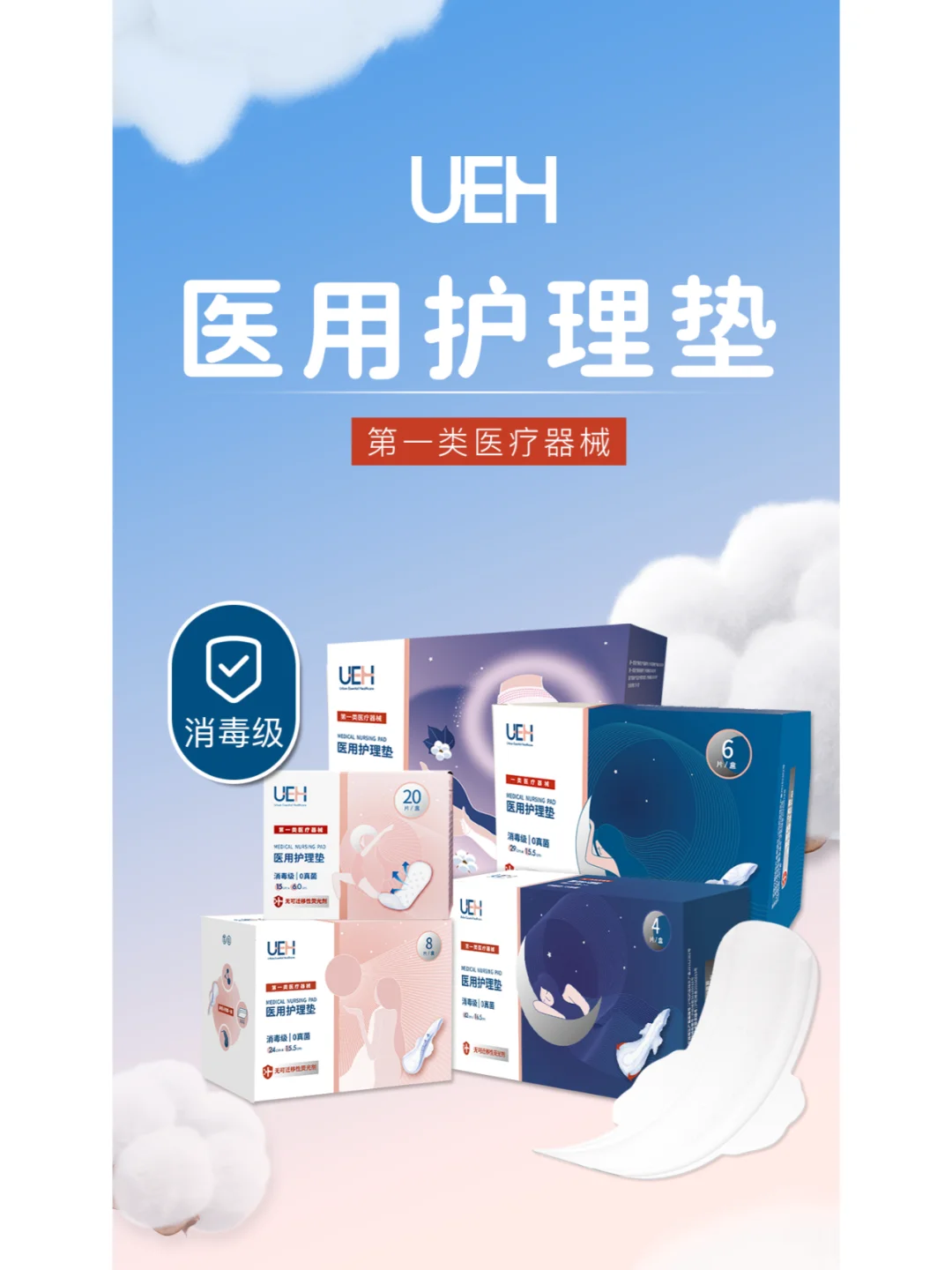 UEH医用护理垫，安心守护每一刻