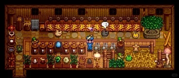 《星露谷物语》鸡舍畜棚装修布局