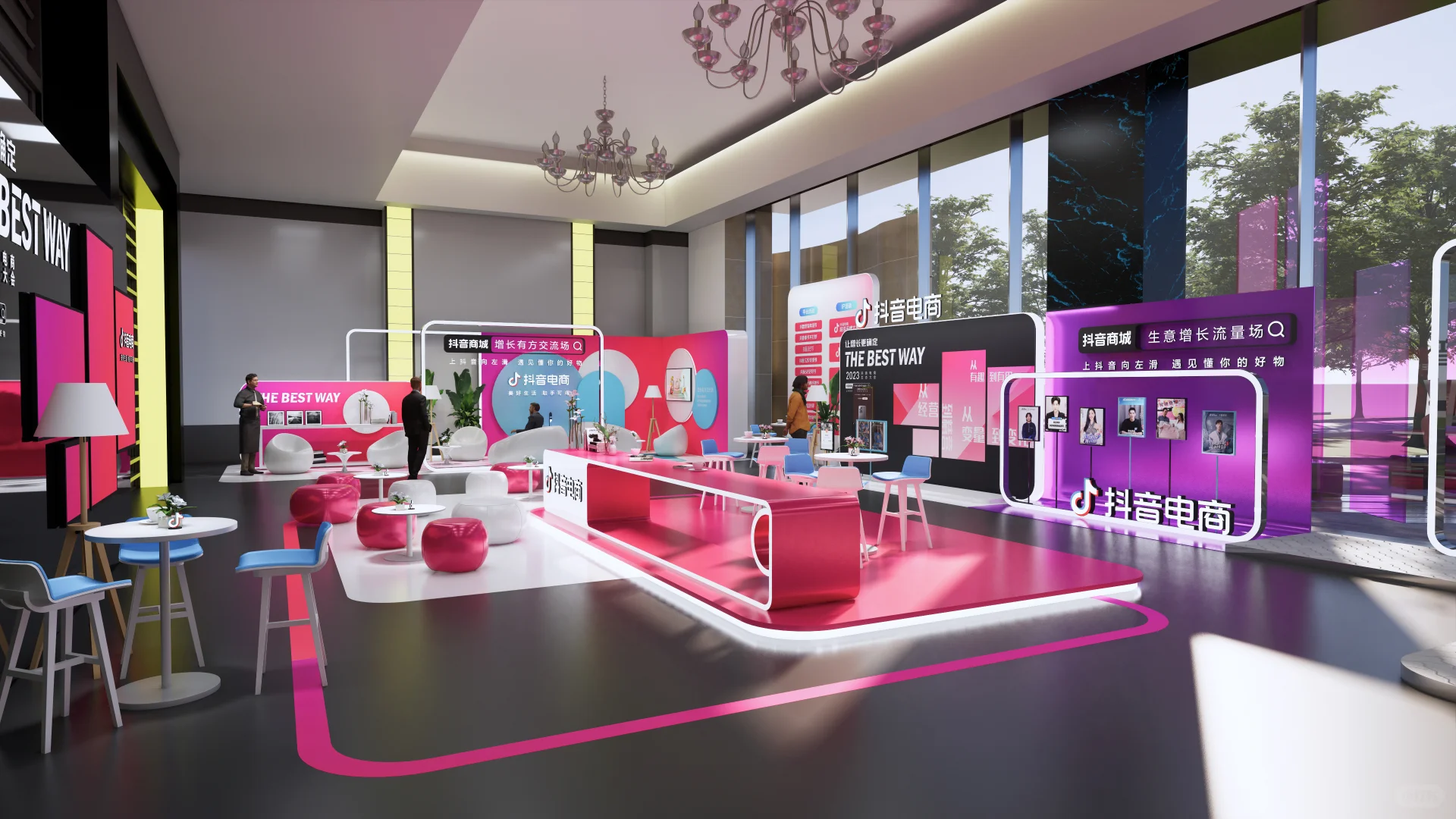 大神系列丨抖音TikTok电商大会展区