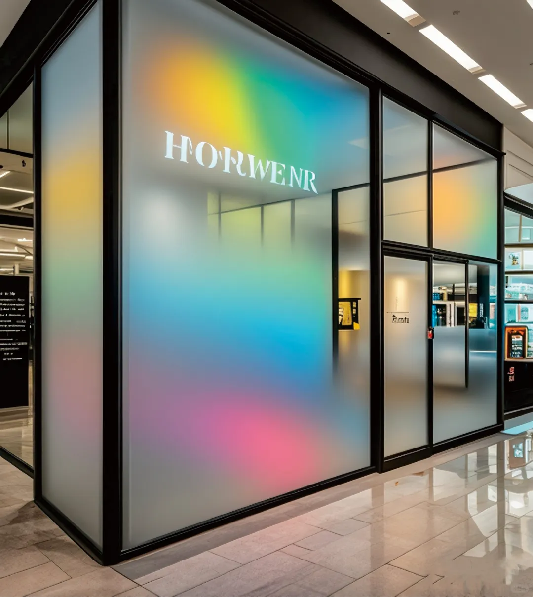 ?朦胧中透出绚丽的磨砂彩膜?