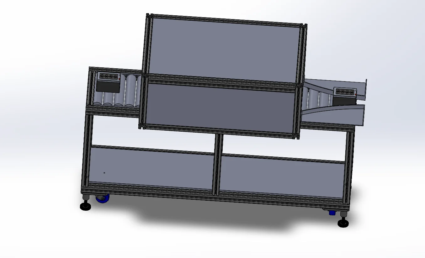 基于伺服控制的电池喷码与输送一体化装配线