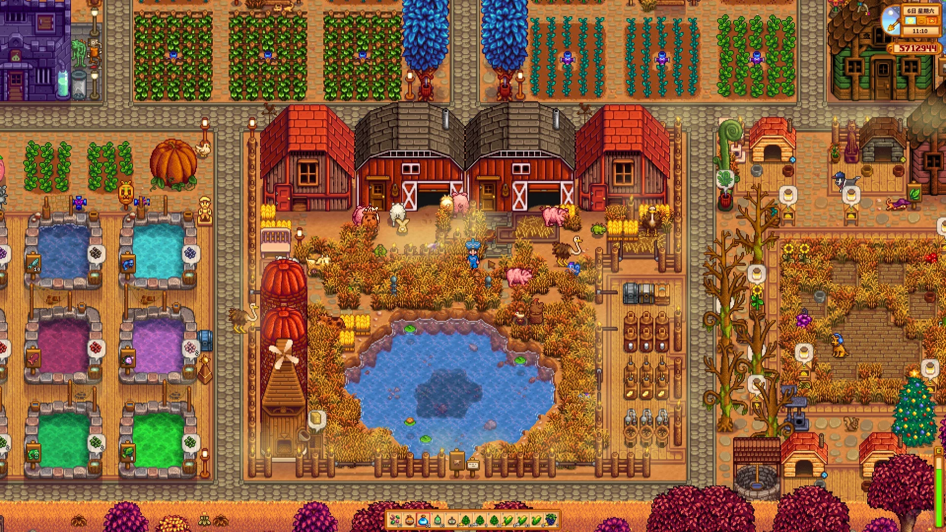 《星露谷物语》鸡舍畜棚装修布局