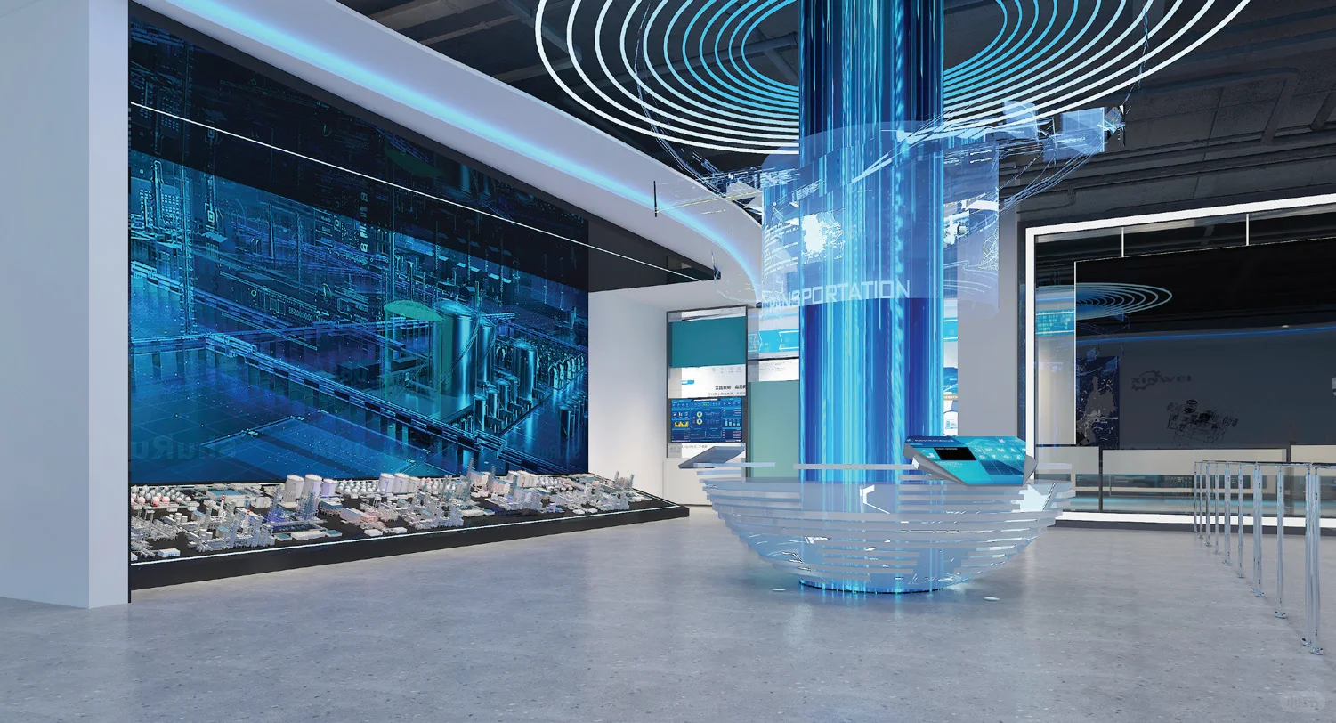 工业圈杀疯的全能展厅，真的把科技感玩疯了！