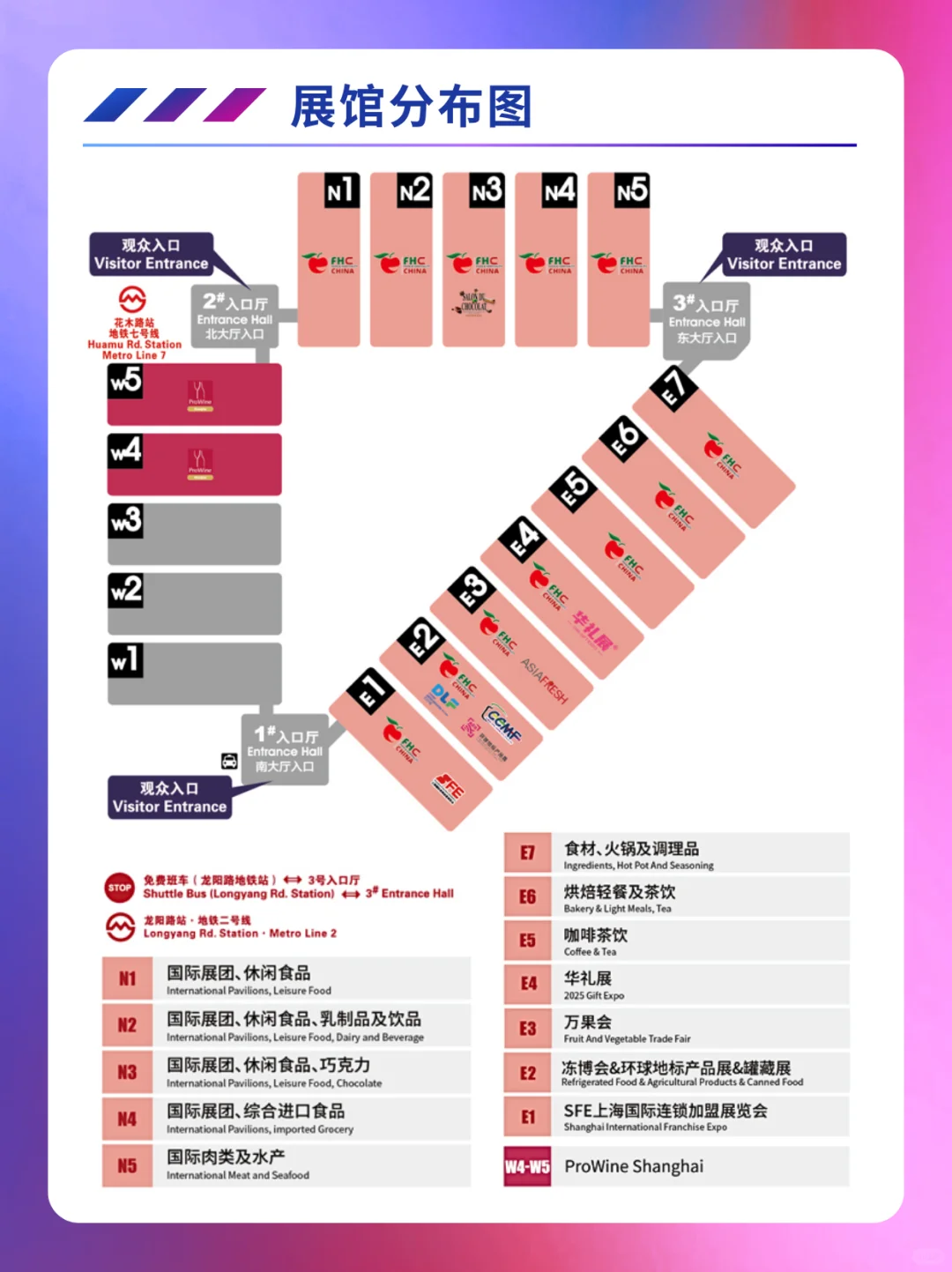 FHC上海环球食品展免费门票+详细逛展攻略!