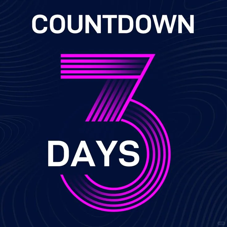 倒计时3️⃣天！谁还没做准备？