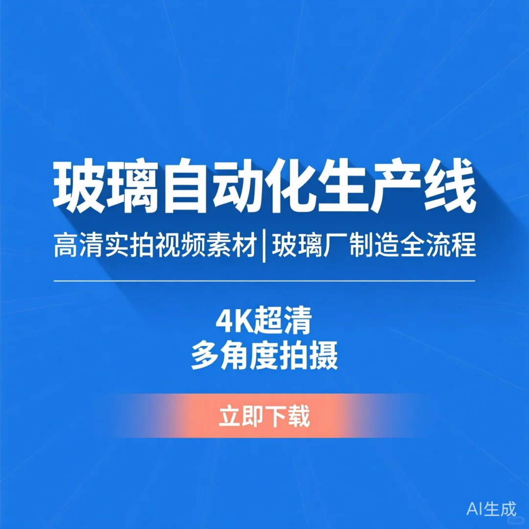玻璃生产车间实拍 | 自动化制造全流程揭秘