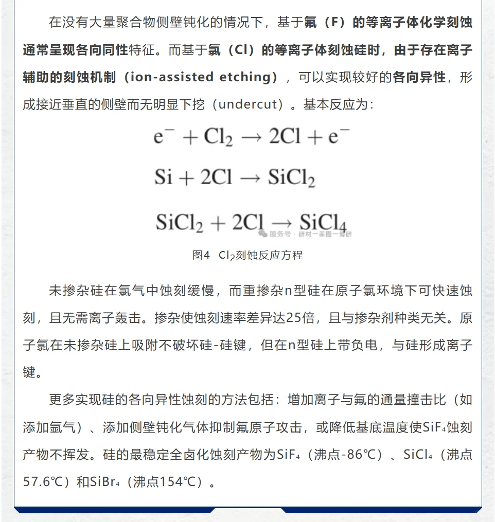 硅干法刻蚀关键点