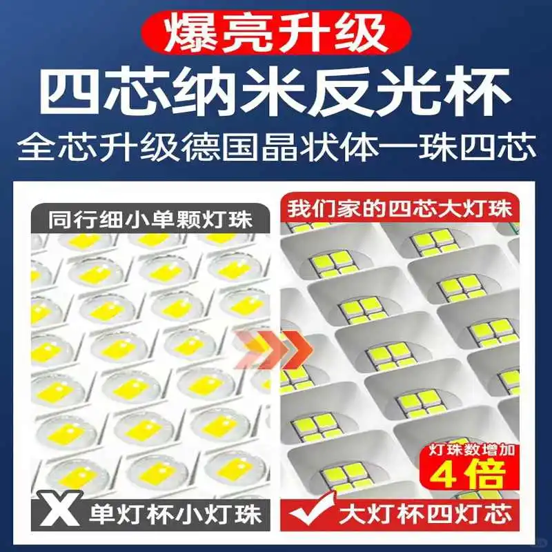 新款太阳能投光灯外墙LED户外灯自建房门