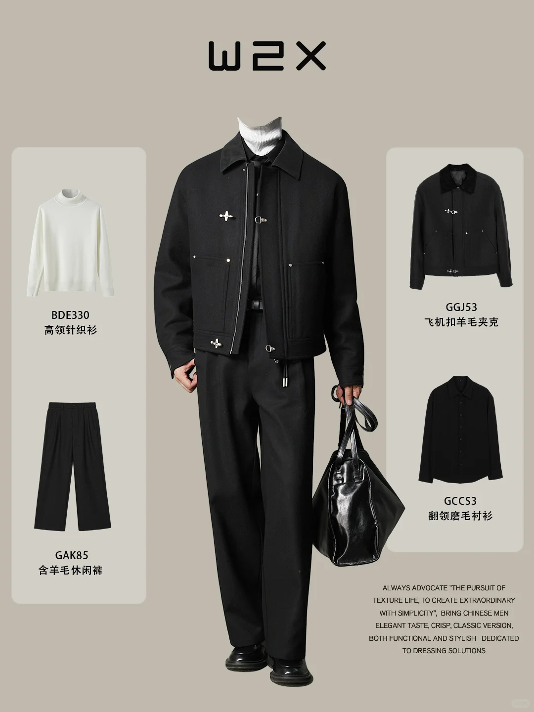 拒绝臃肿!男士必备秋冬保暖有腔调羊毛夹克