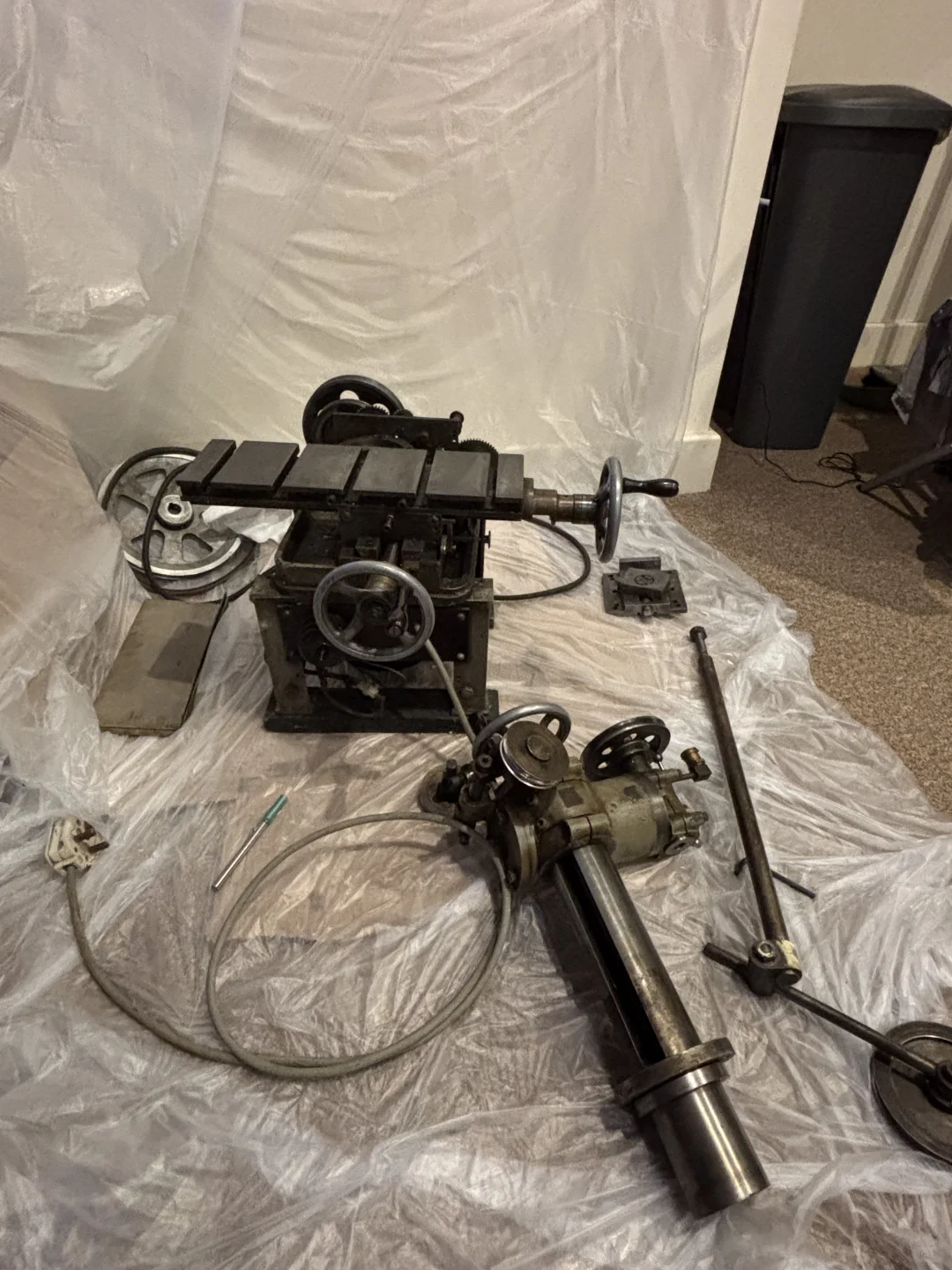 英国古董工具-铣床翻修