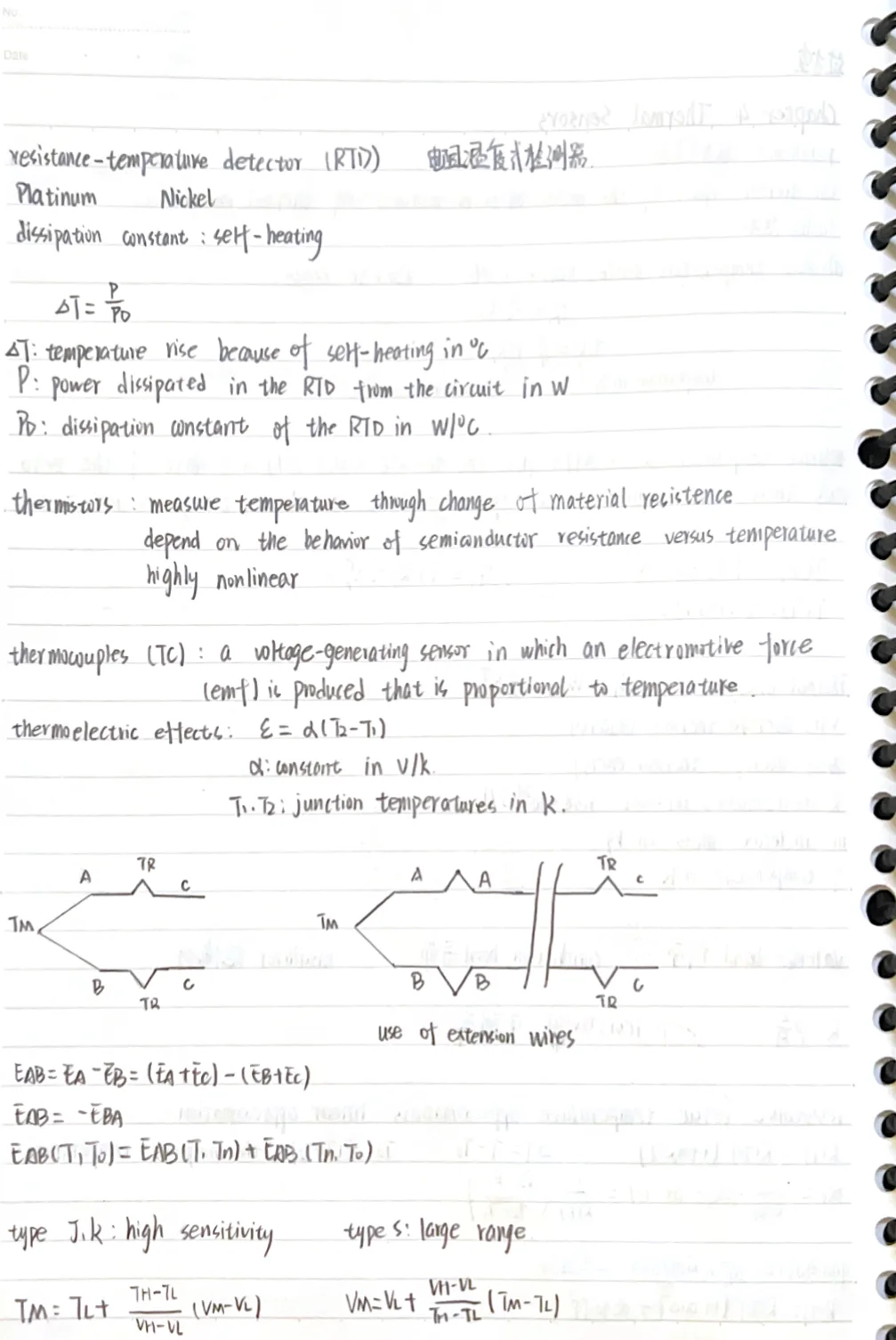出过控仪表手写笔记（英文）