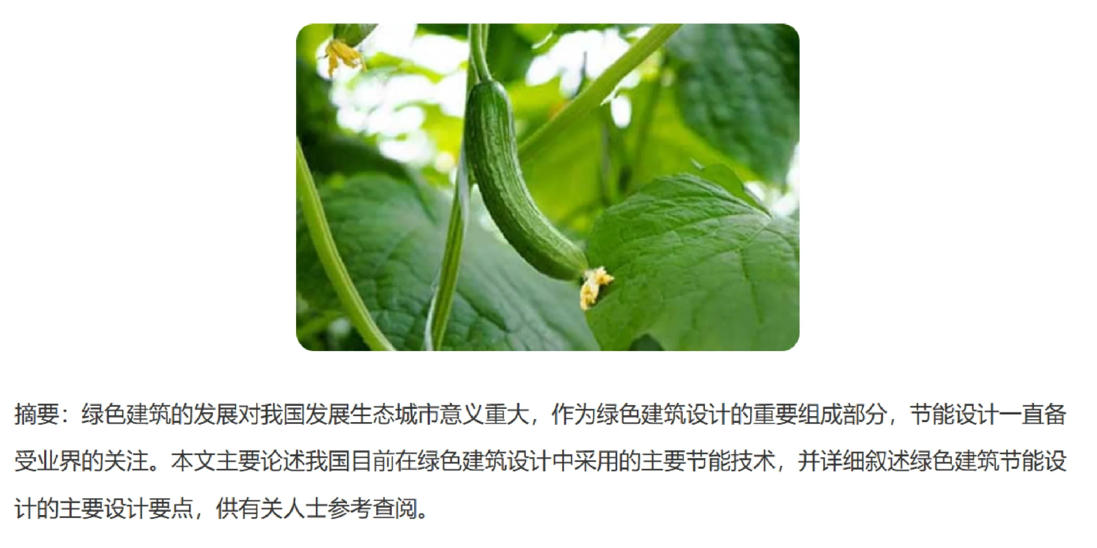 简述绿色建筑节能设计的要点