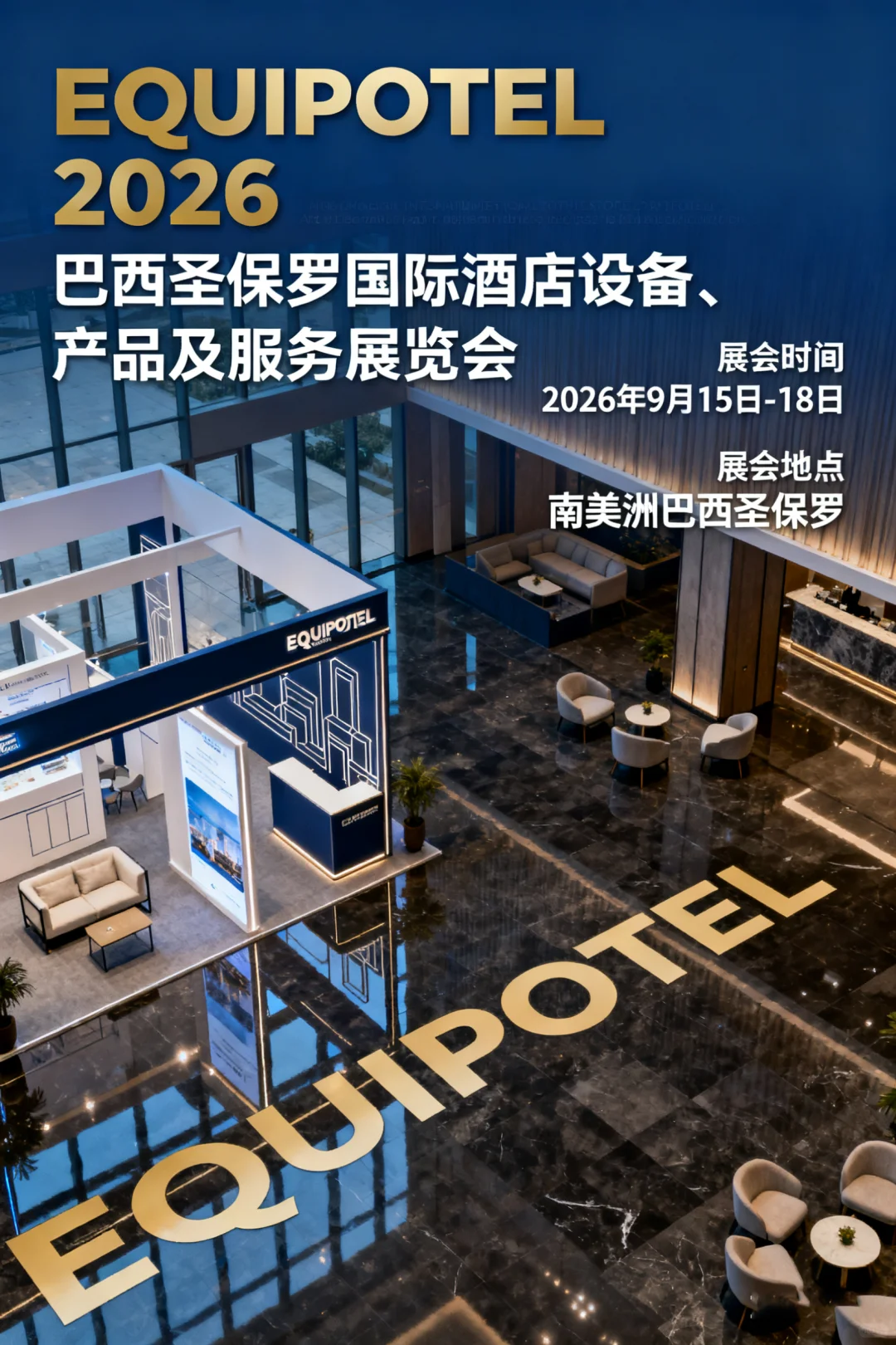 巴西圣保罗国际酒店设备、产品及服务展览会