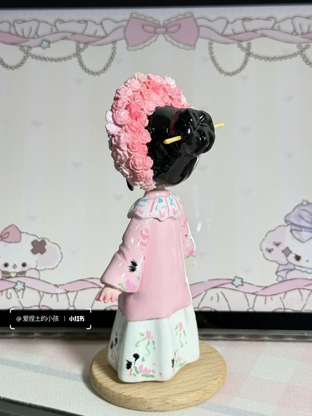 终于做到簪花小人啦～
