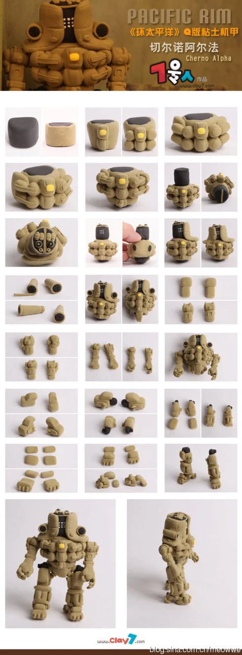 环太平洋粘土教程