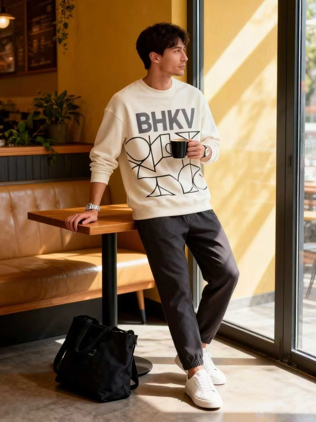 冬天卫衣穿搭分享、