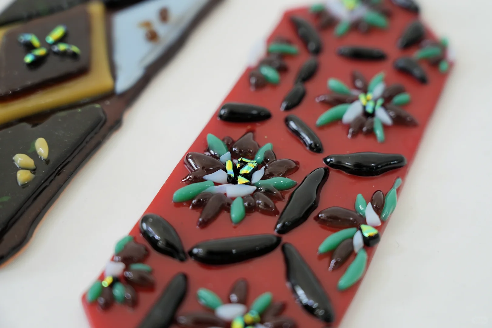 玻璃热熔实验|敦煌纹饰与材料研究