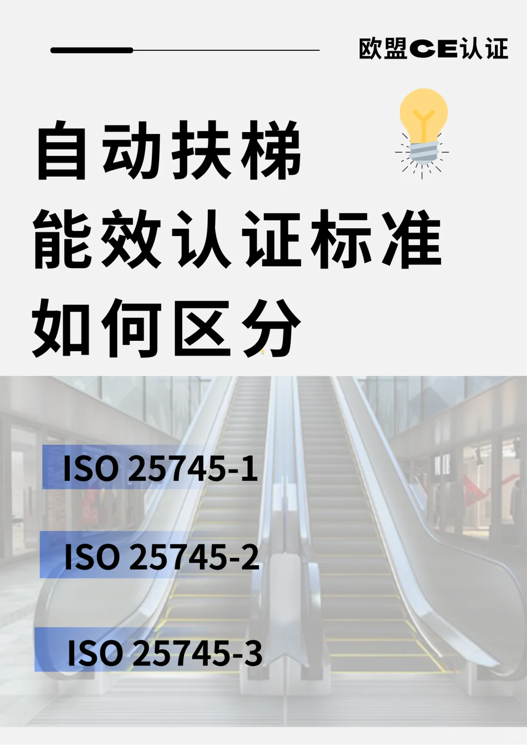 自动扶梯能效认证标准—ISO25745认证