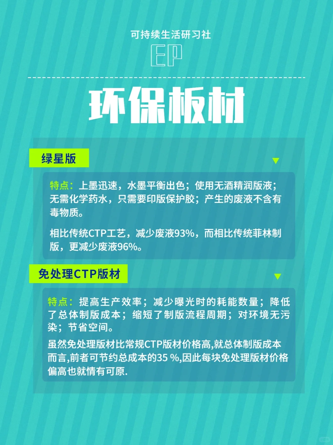 绿色环保印刷材料及方式