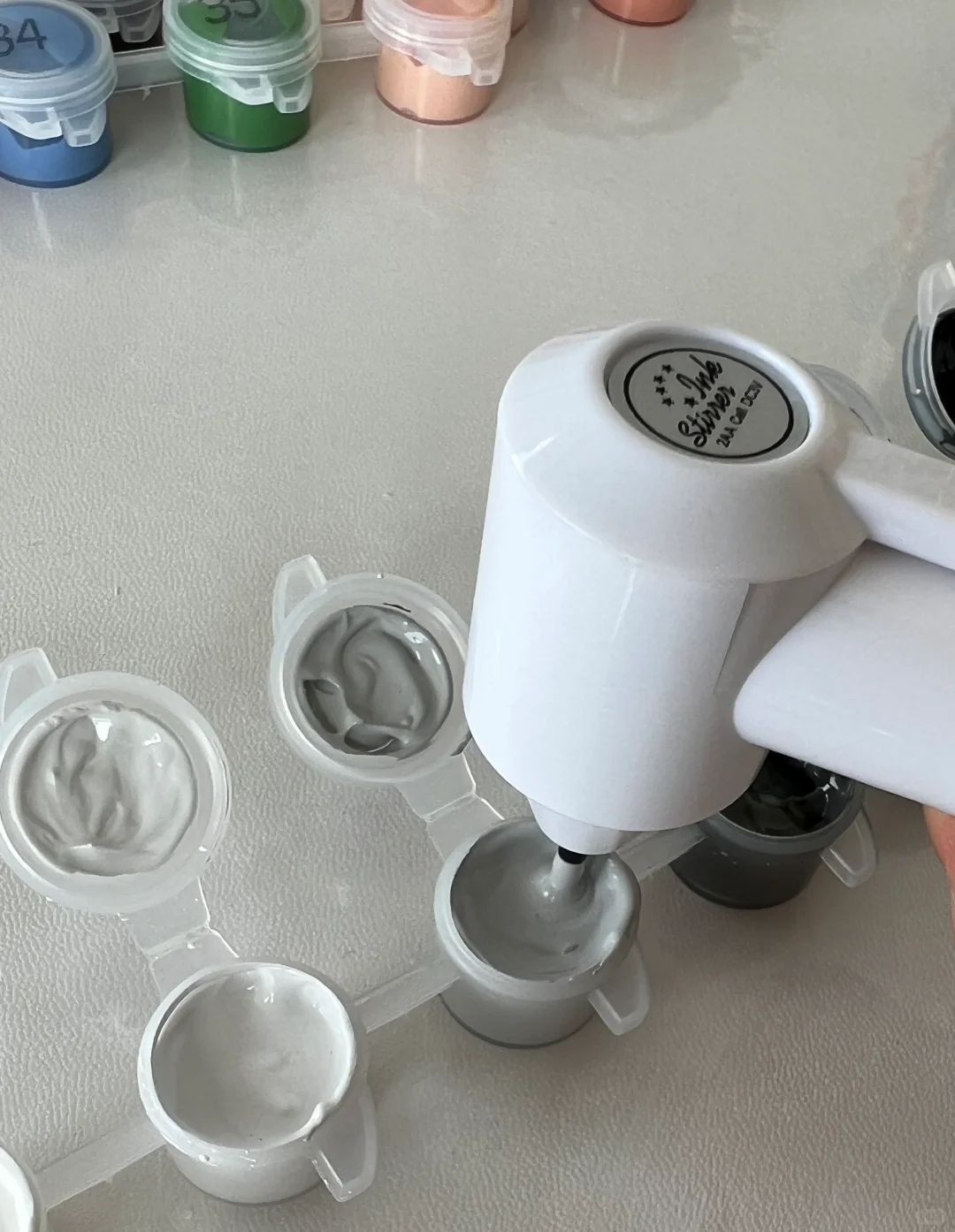 懒人大发现 颜料搅拌