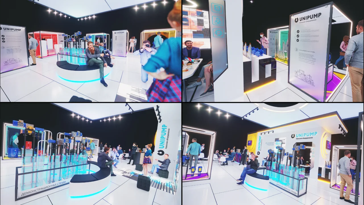 展览展位设计搭建丨进博会丨工业类展台