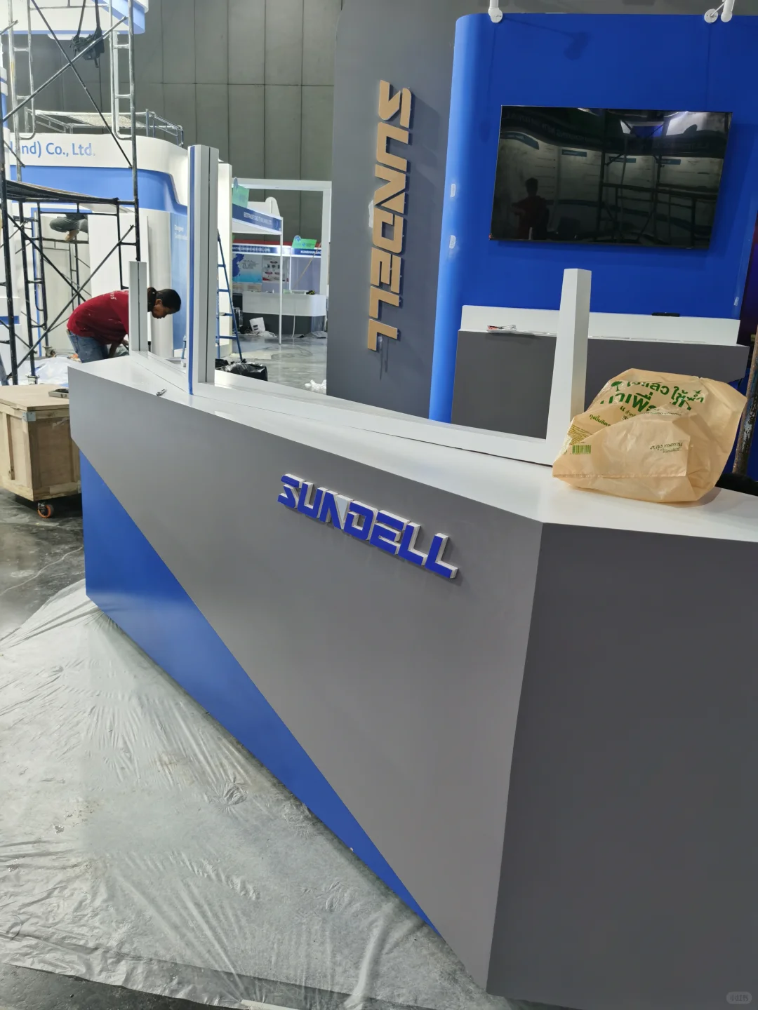 泰国曼谷电子电路展布展进行中