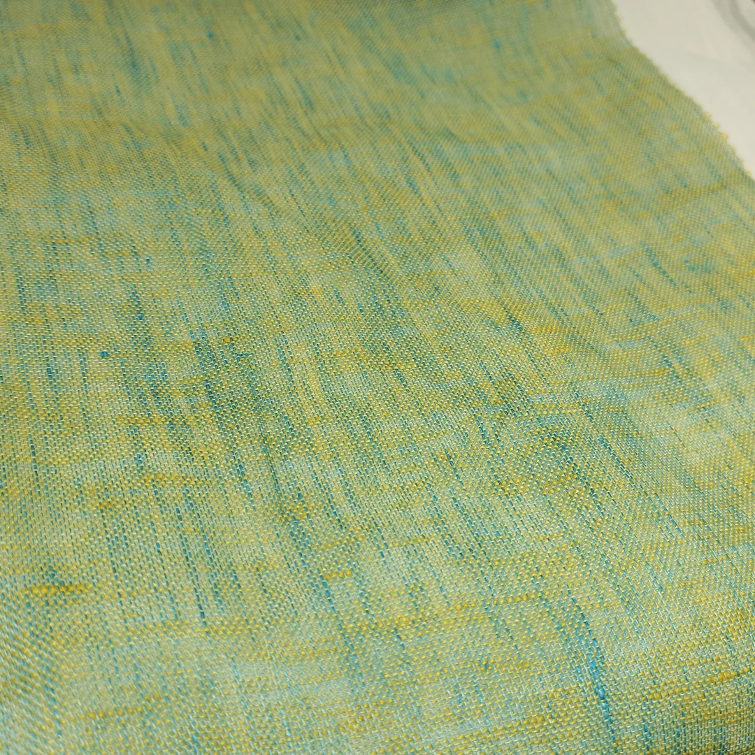 彩色亚麻系列：绿黄色亚麻