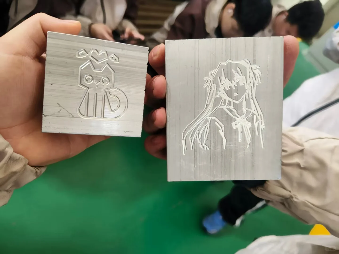 金工实习之数控铣床编程简单图案