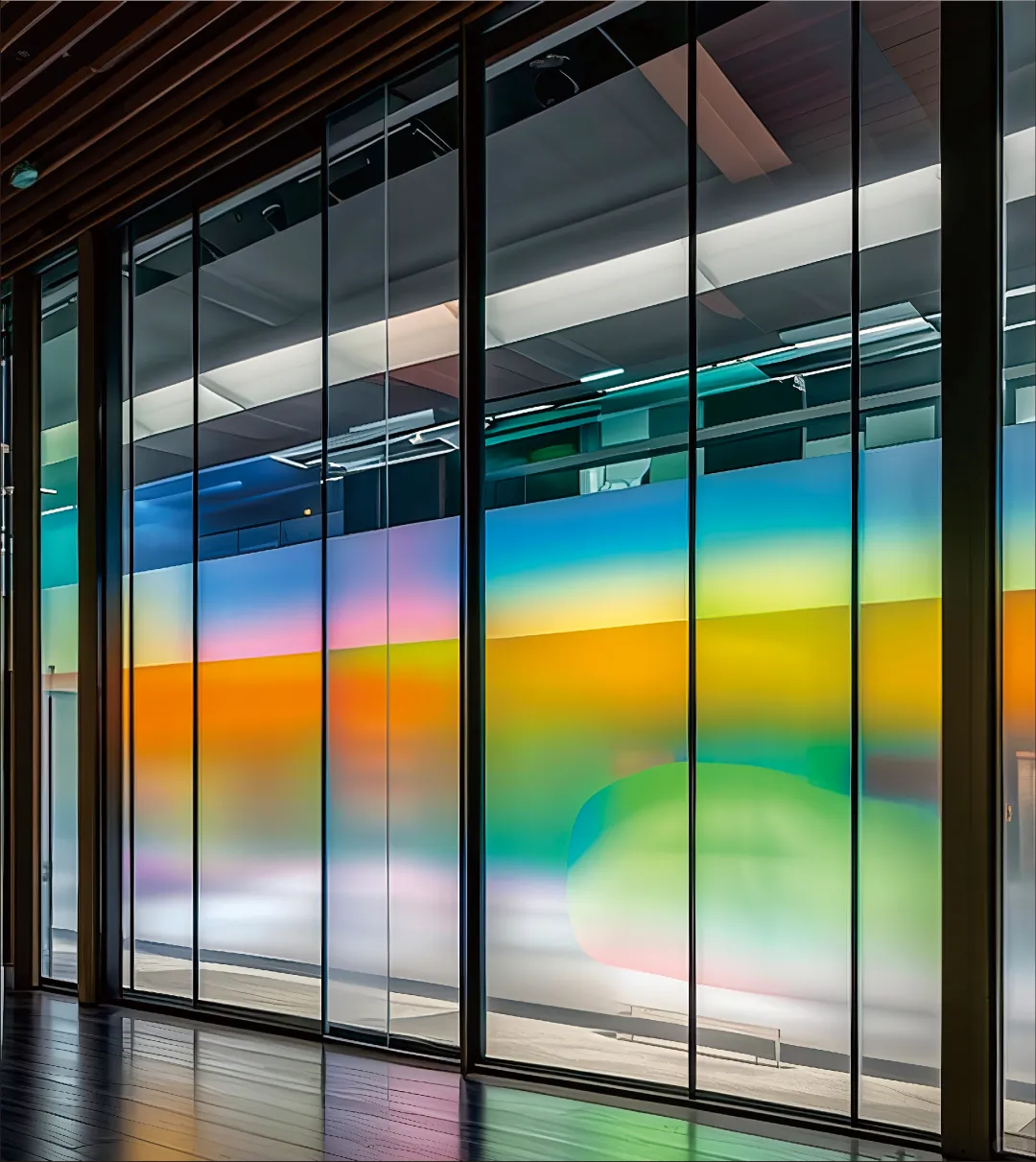 ?朦胧中透出绚丽的磨砂彩膜?