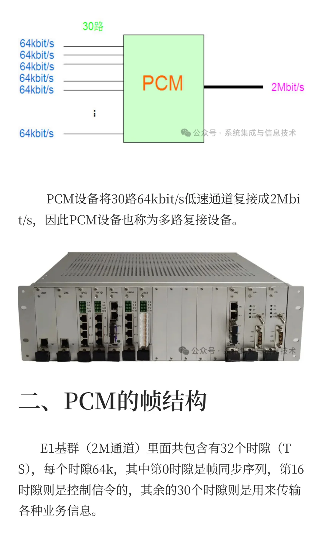 数字复接设备PCM你了解多少？