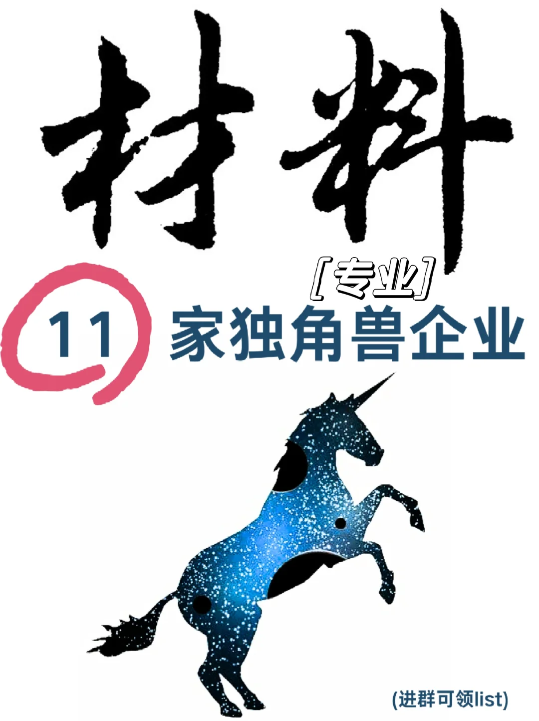 新材料专业11家独角兽企业，这么猛？