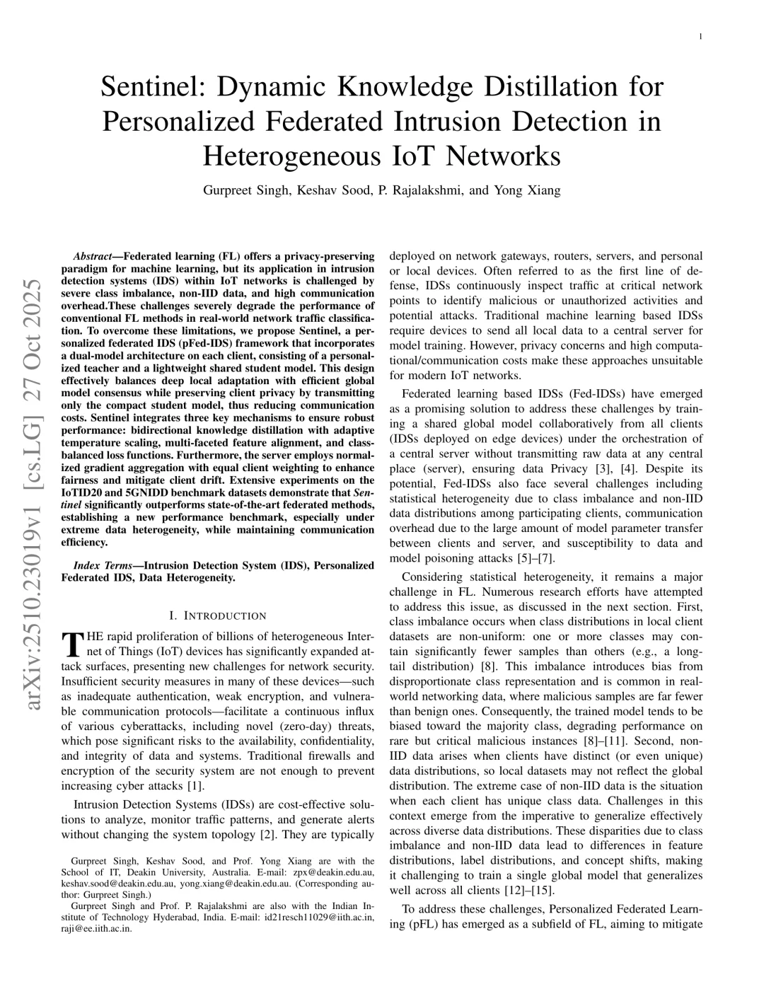 动态知识蒸馏提升入侵检测性能