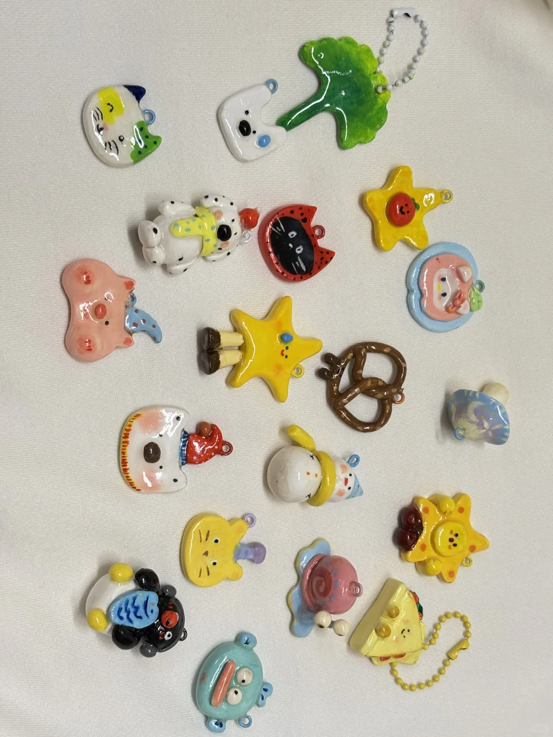 小小挂件，好喜欢做手工???