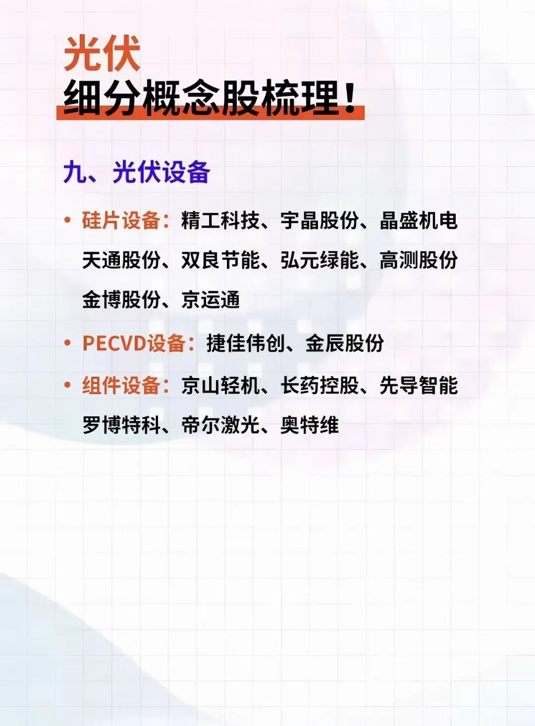 光伏储能概念股