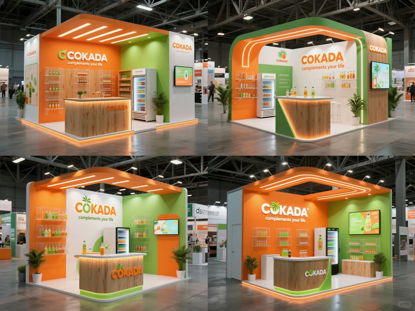 094｜挑战100天100套展台案例｜多彩活力风