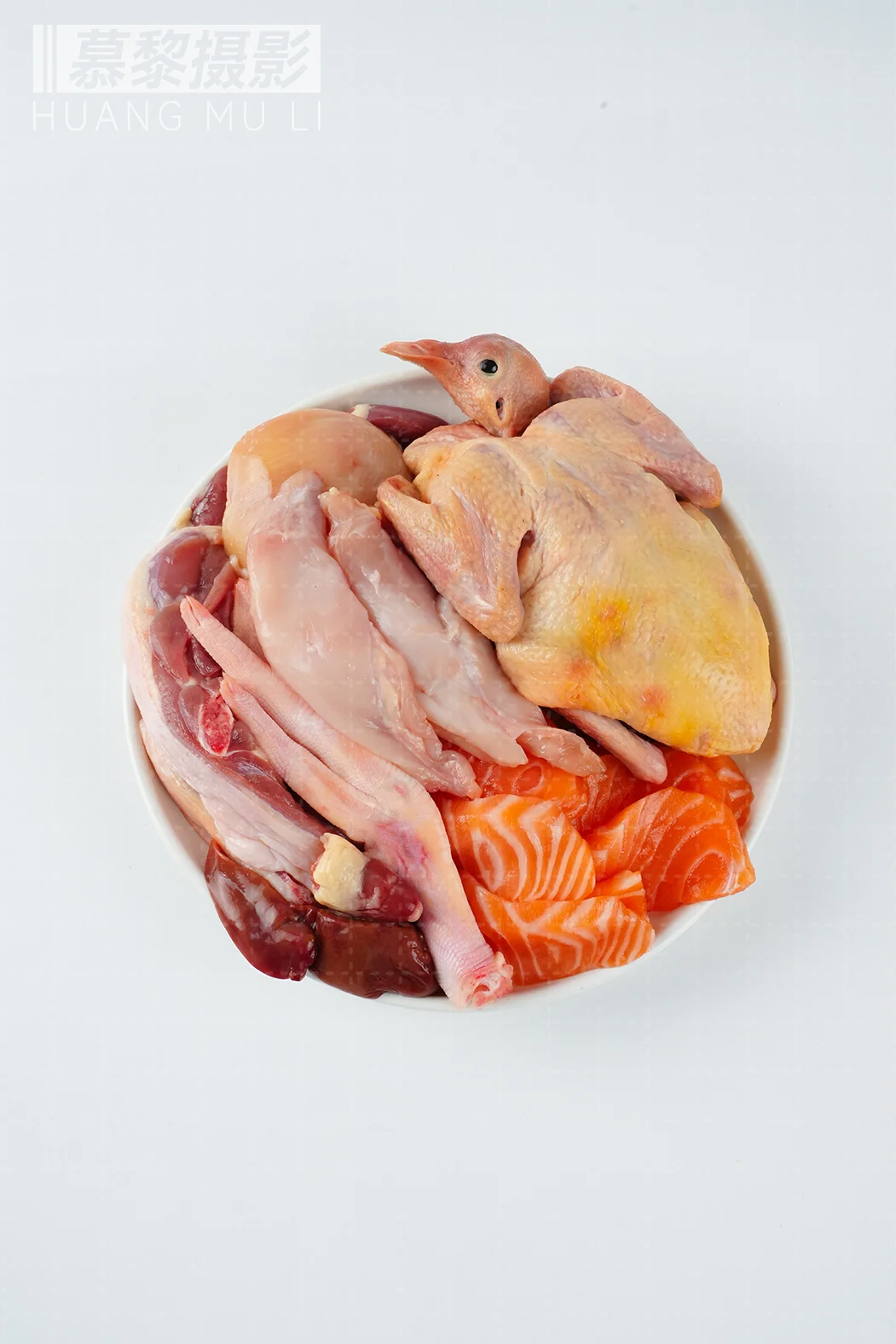 鲜肉白底图拍摄节选