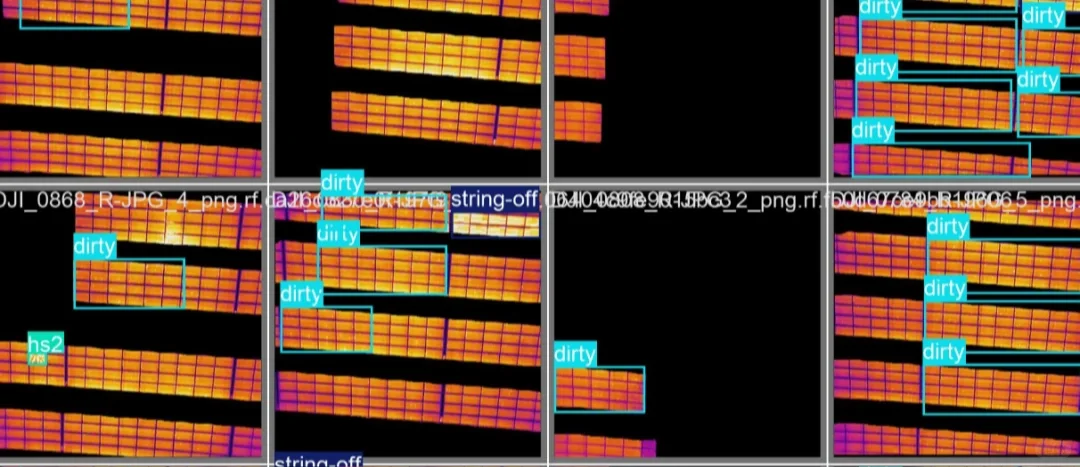 无人机航拍红外光伏板缺陷识别数据集