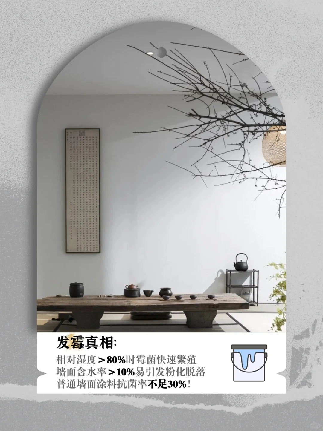 回南天墙面霉？抗菌涂料，硬核对策！