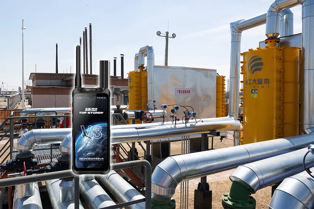 顶坚轻量化防爆手持终端如何赋能石化油田