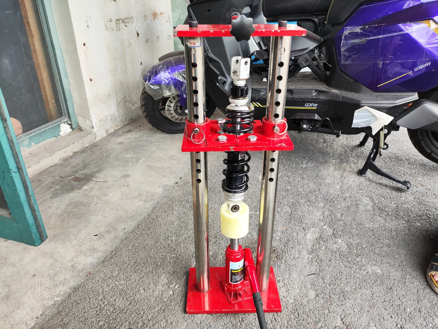 小牛原厂减震更换油封 改装减震升级弹簧