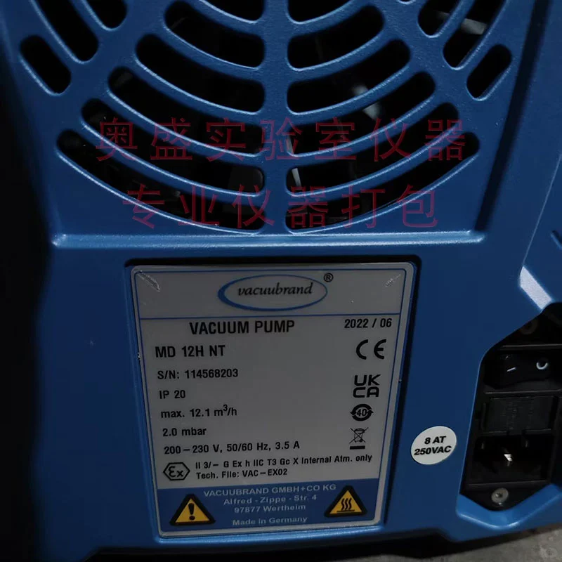 普兰德隔膜泵 MD 12 NT VACUUBRAND真空泵
