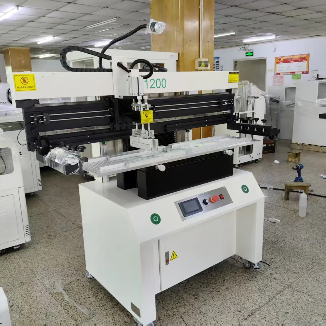 半自动锡膏印刷机灯条单面丝印设备