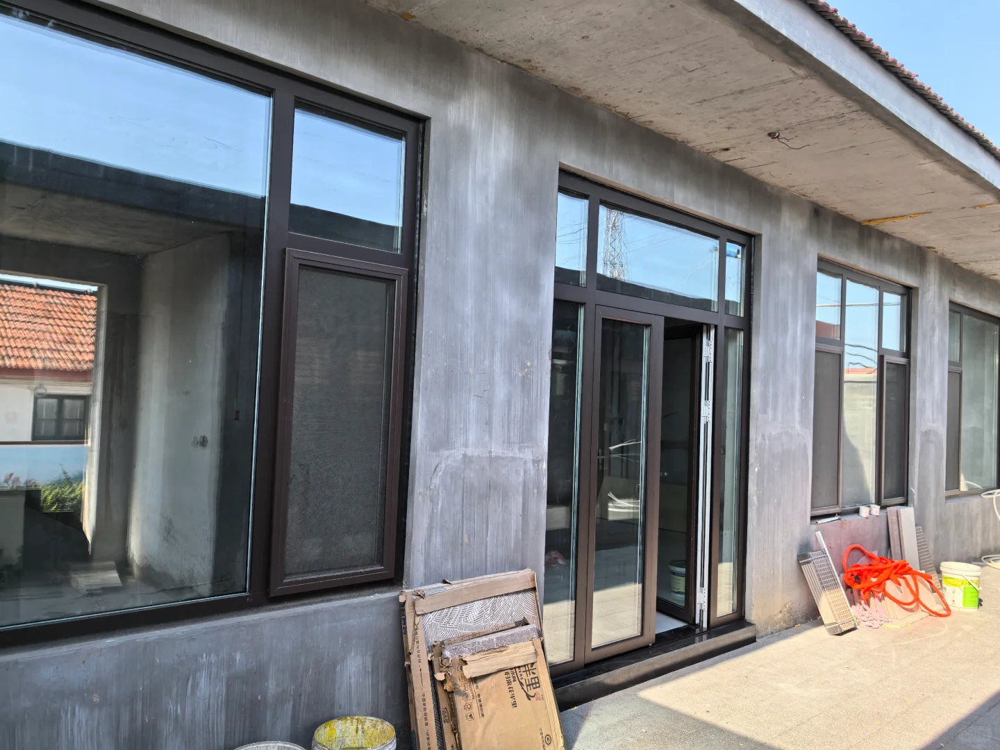 农村自建房第N天，断桥铝门窗