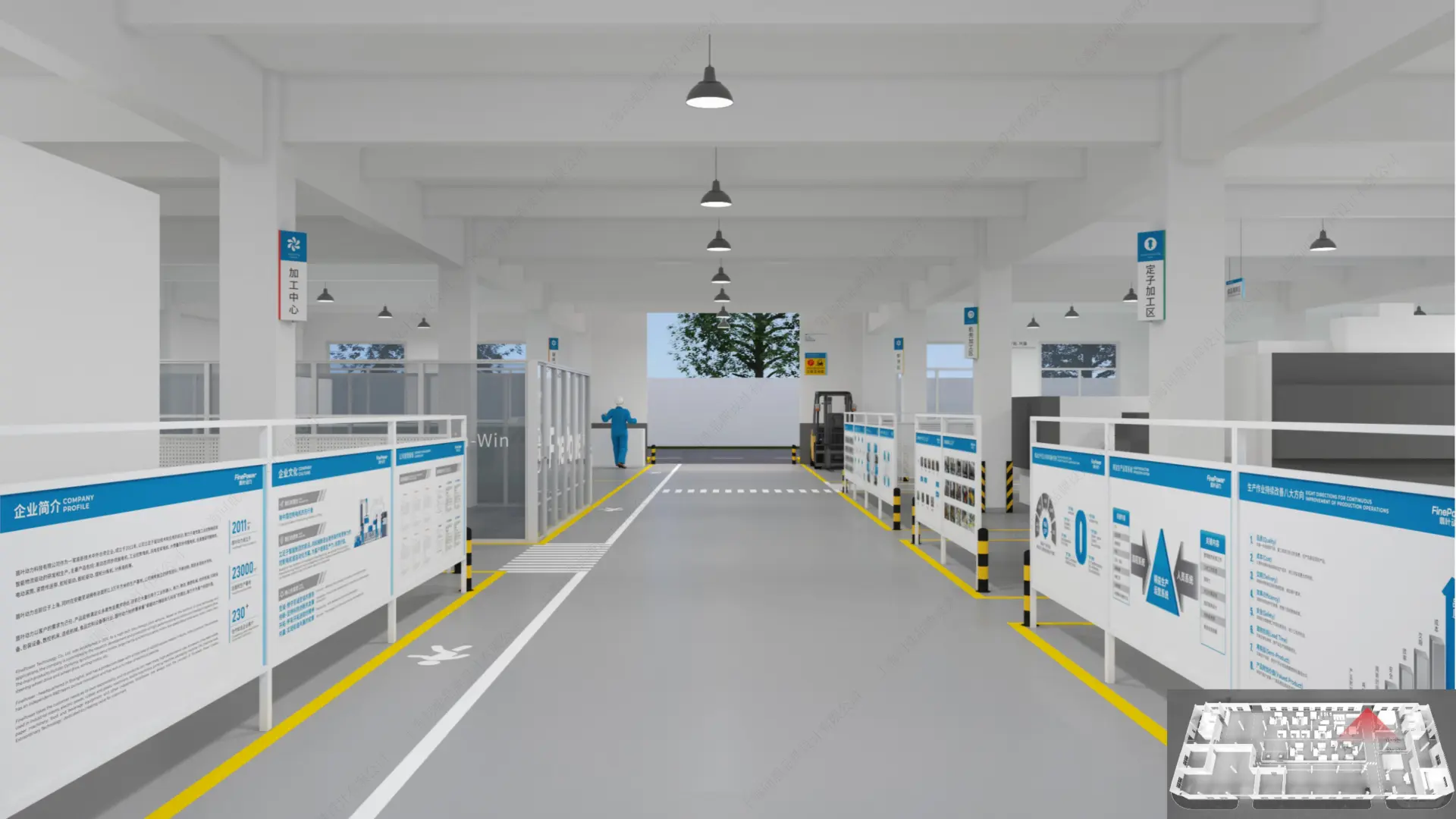 机加工车间目视化形象改善